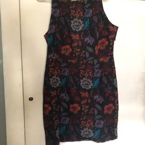 Vintage black floral dress